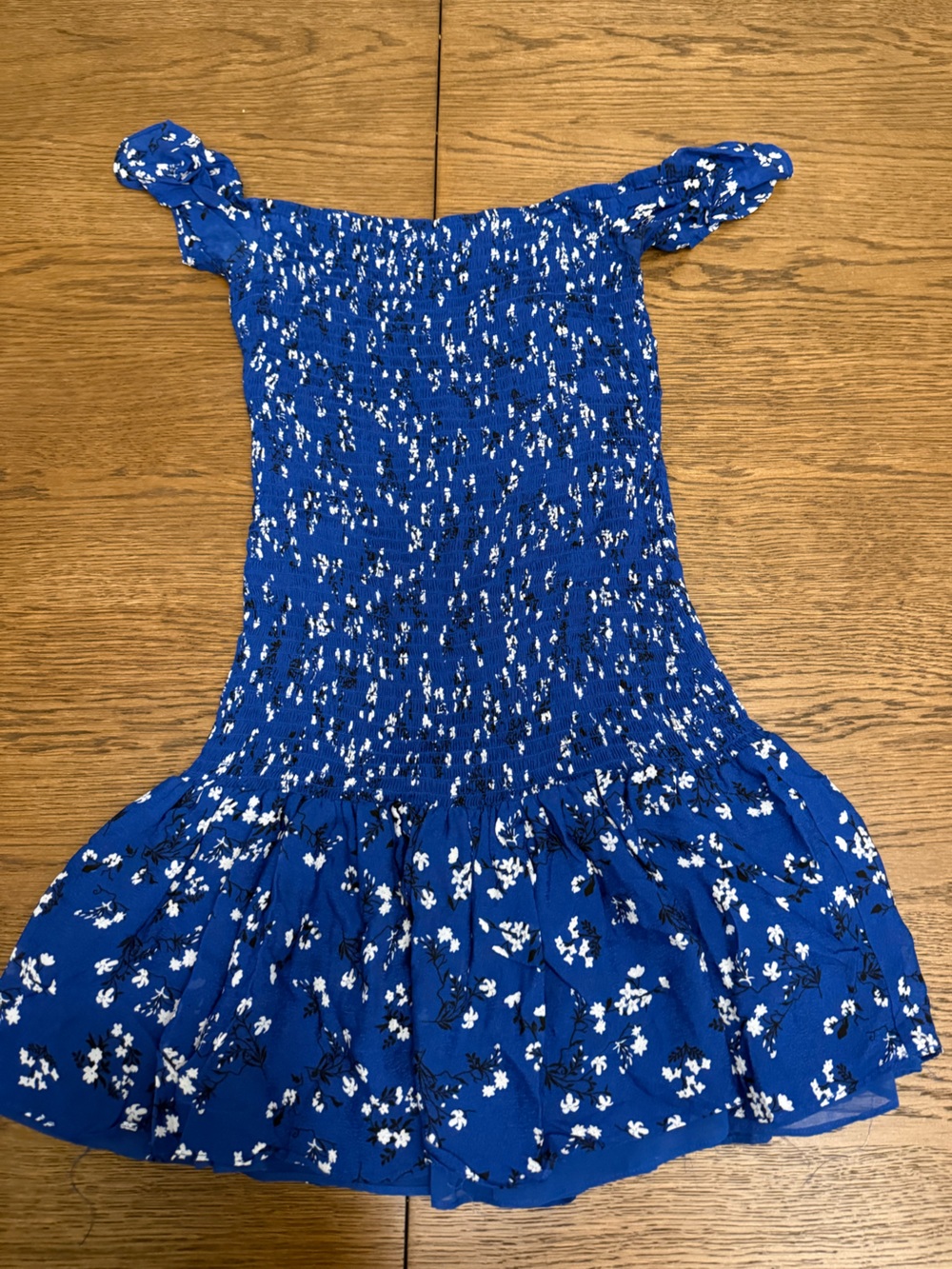 ZARA Off Shoulder / Floral Mini Dress